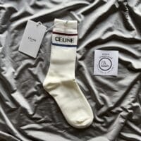 IMG_6329 Celine logo print socks (OH)