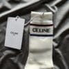 Celine logo print socks (OH)