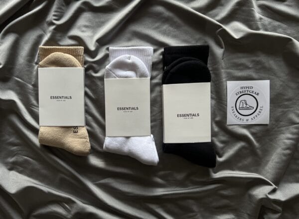 Essentials logo print socks (OH)
