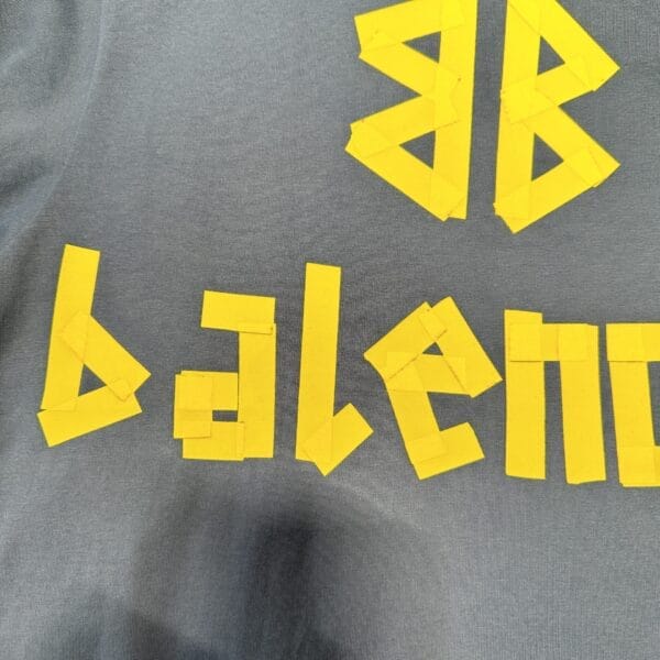 Balenciaga Taped Logo-print T-shirt (OH)
