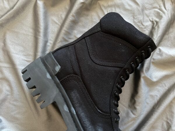 Balenciaga Distressed Combat Boots
