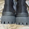 Balenciaga Distressed Combat Boots