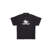 Balenciaga Logo Print Cotton T-shirt