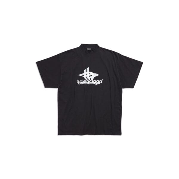 Balenciaga Logo Print Cotton T-shirt