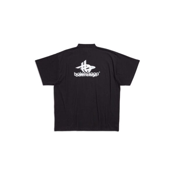Balenciaga Logo Print Cotton T-shirt