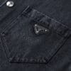 Prada denim button up shirt