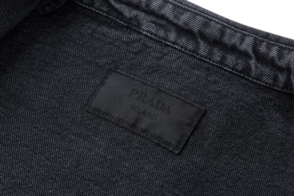 Prada denim button up shirt