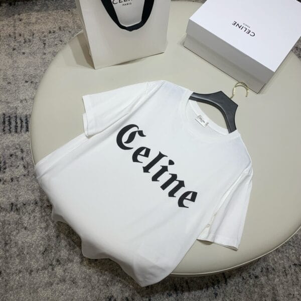 Celine Logo-print T-Shirt