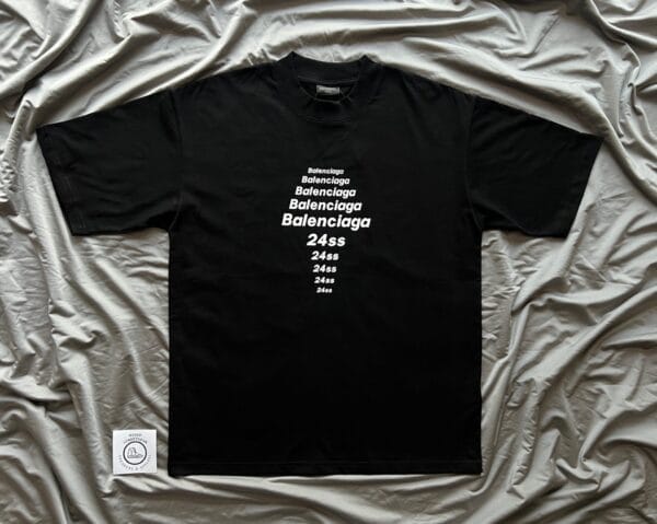 Balenciaga Logo Print Cotton T-shirt