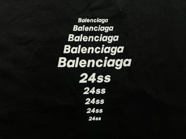 Balenciaga Logo Print Cotton T-shirt