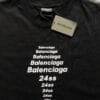 Balenciaga Logo Print Cotton T-shirt