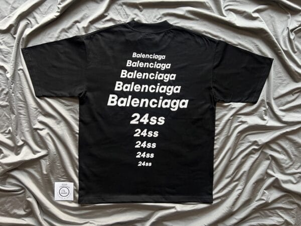 Balenciaga Logo Print Cotton T-shirt
