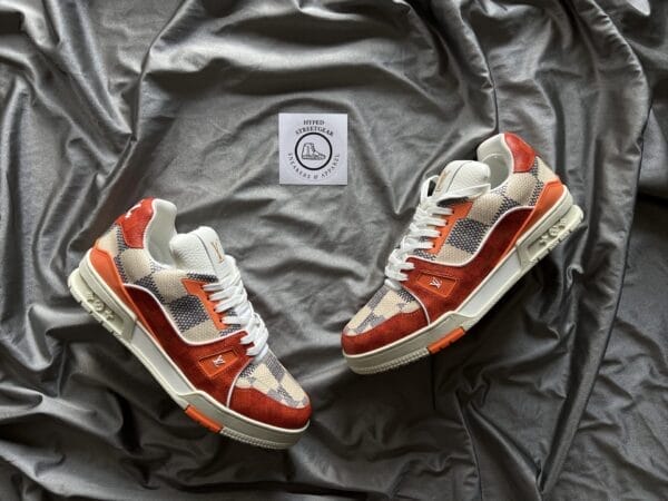 Louis Vuitton Orange Trainers