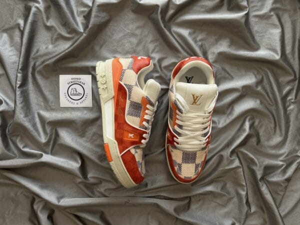 Louis Vuitton Orange Trainers
