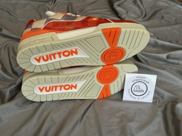 Louis Vuitton Orange Trainers