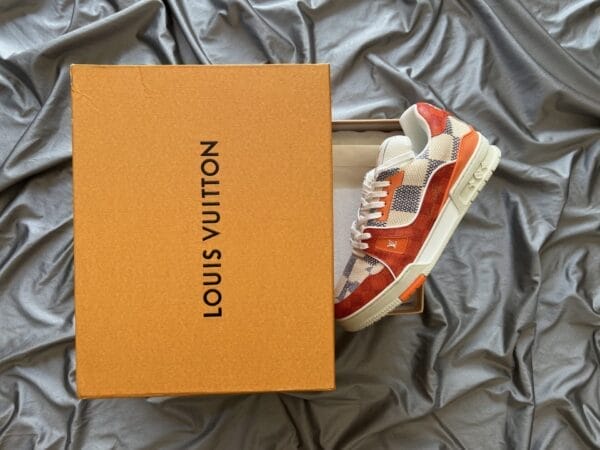 Louis Vuitton Orange Trainers