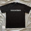 Balenciaga Logo Print Cotton T-shirt