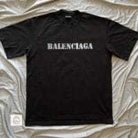 Balenciaga Logo Print Cotton T-shirt