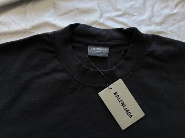 Balenciaga Logo Print Cotton T-shirt