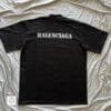 Balenciaga Logo Print Cotton T-shirt