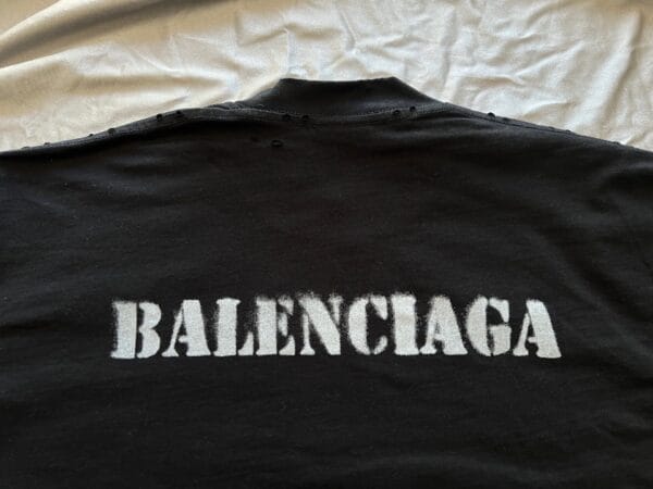 Balenciaga Logo Print Cotton T-shirt