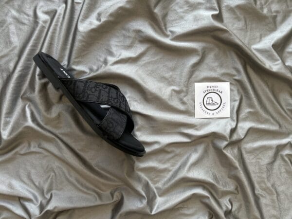 Dior Oblique Black Sandals (OH)