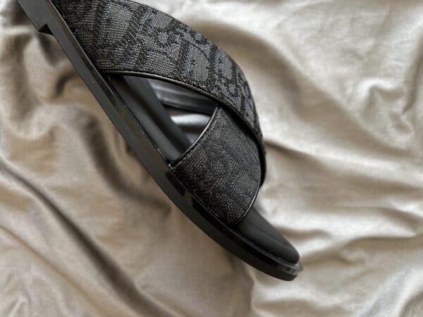 Dior Oblique Black Sandals (OH)