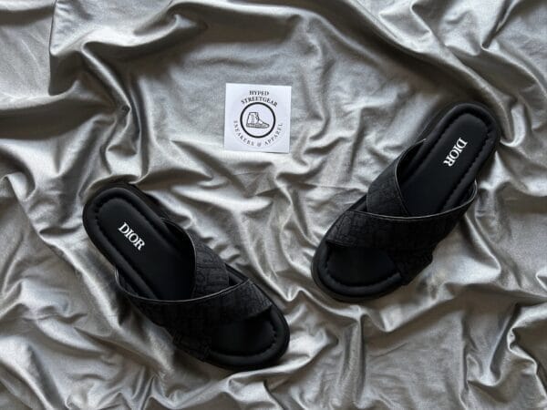 Dior Oblique Black Sandals (OH)