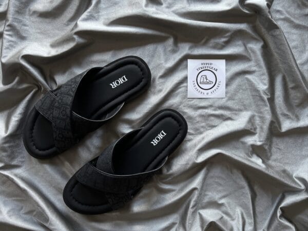 Dior Oblique Black Sandals (OH)