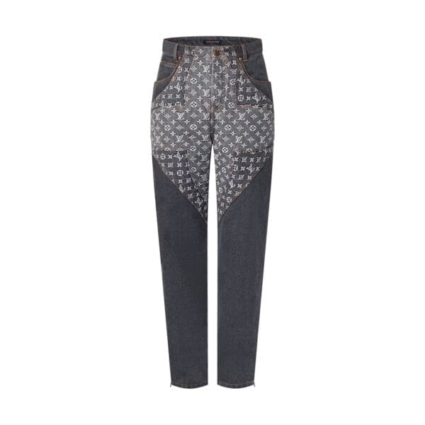 Louis Vuitton Monogram Flower Denim Jeans