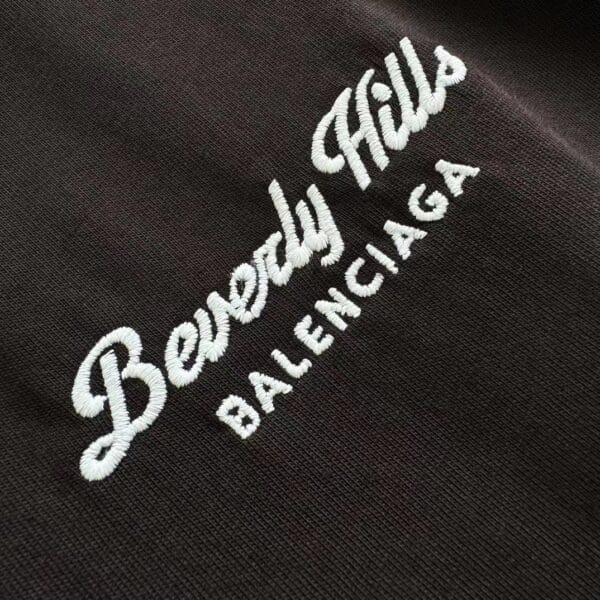 Balenciaga Logo Print Cotton T-shirt