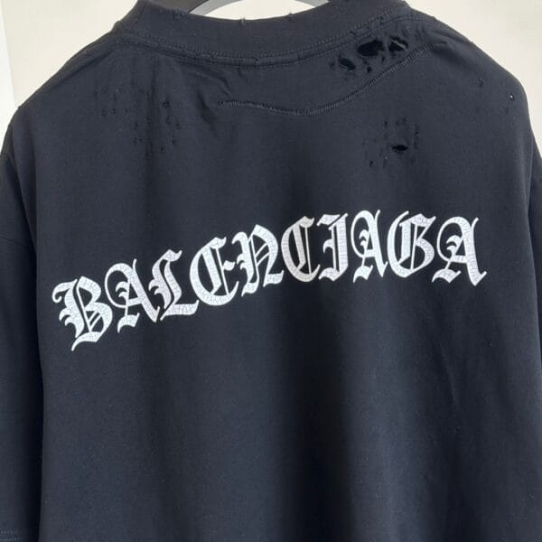 2c6f7b5c Balenciaga Logo Print Cotton T-shirt