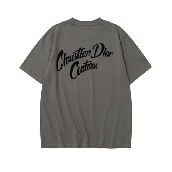 Dior Embroidery Logo-print T-shirt