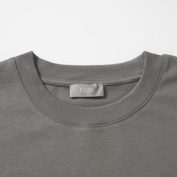 Dior Embroidery Logo-print T-shirt