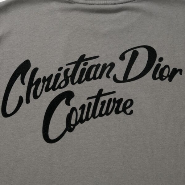 Dior Embroidery Logo-print T-shirt