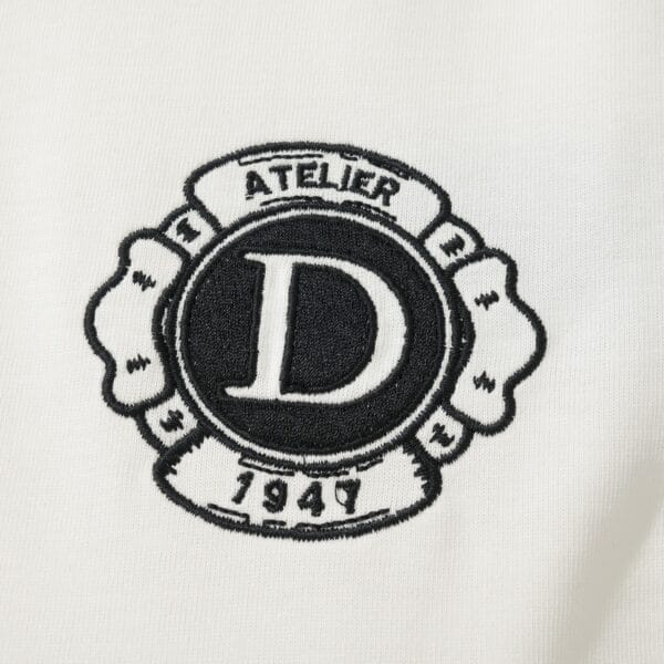 e4d40580-2 Dior Embroidery Logo-print T-shirt