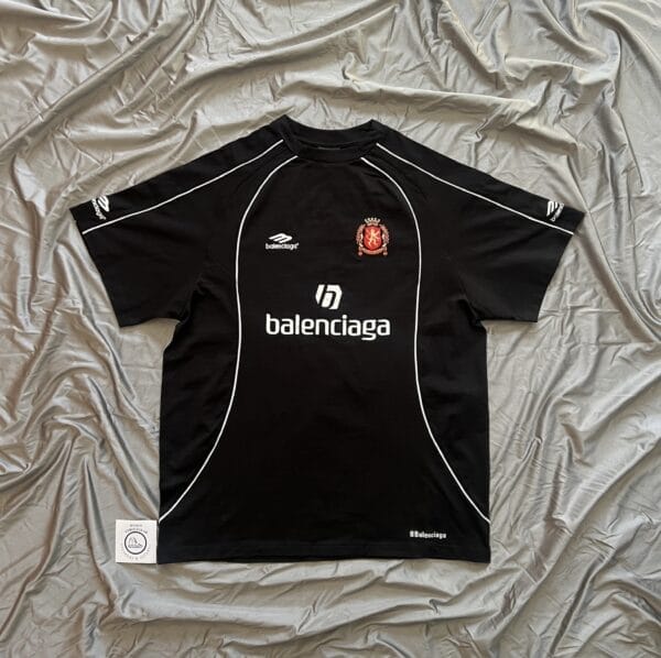 Balenciaga Logo Print Cotton T-shirt