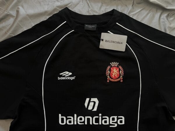 Balenciaga Logo Print Cotton T-shirt