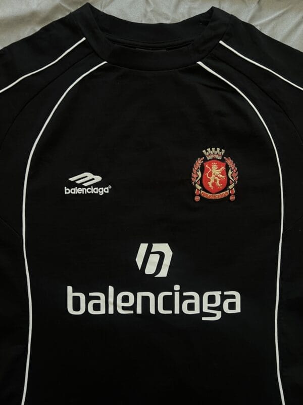 Balenciaga Logo Print Cotton T-shirt