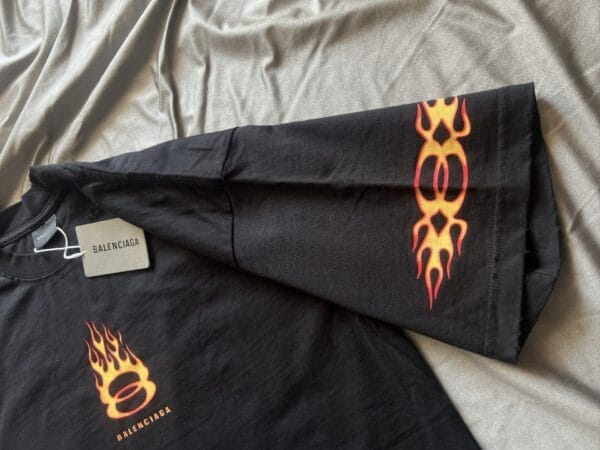 Balenciaga Logo Print Cotton T-shirt