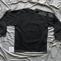 Balenciaga Logo Print Cotton Long Sleeve T-shirt